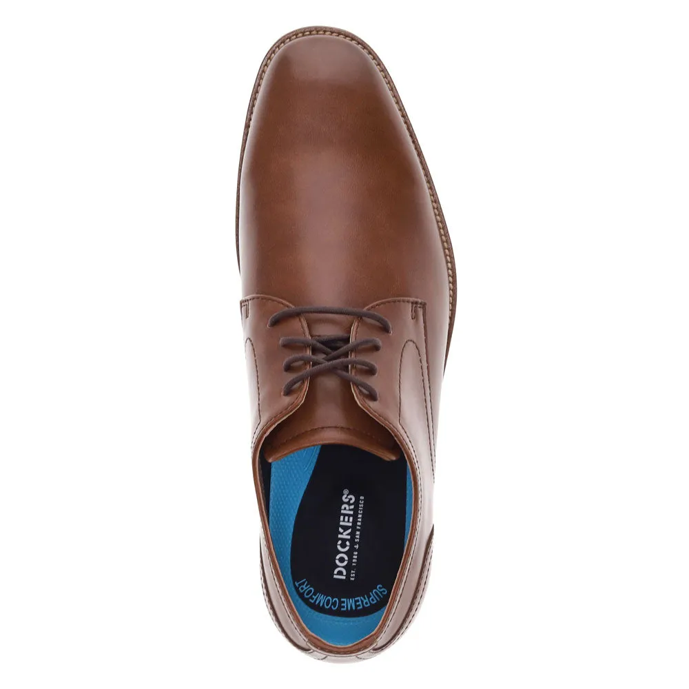 Dockers Mens Braden Plain-toe Dress Lace Up Oxford Shoes