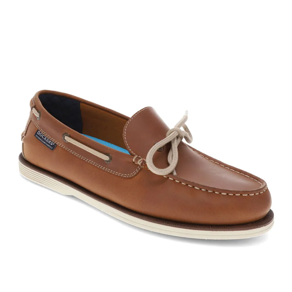 Dockers Mens Darnell Genuine Leather Dress Casual Slip On Boat Shoe