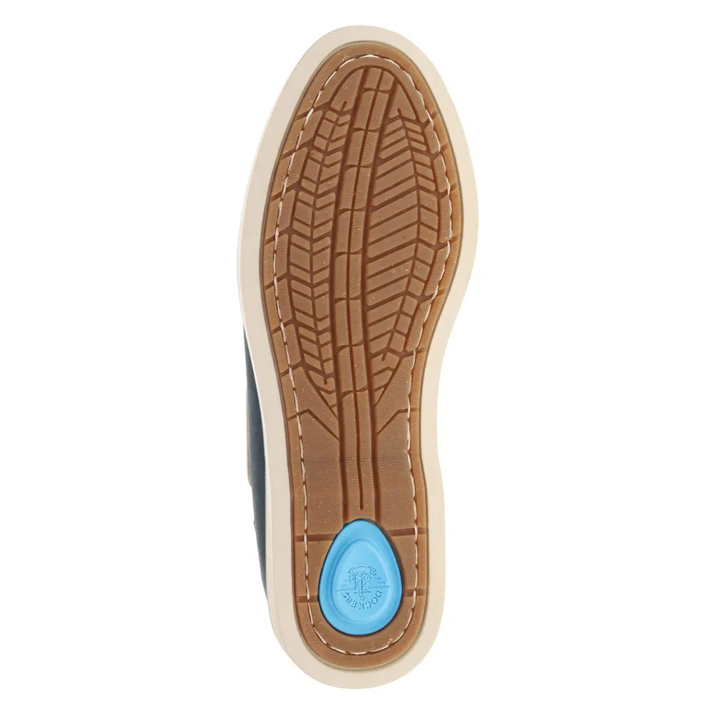 Dockers Mens Darnell Genuine Leather Dress Casual Slip On Boat Shoe