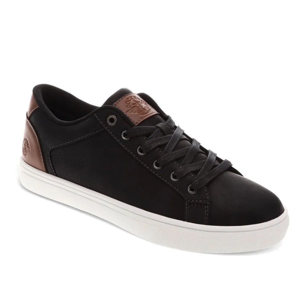 Dockers Mens Jensen Synthetic Leather Casual Lace Up Sneaker Shoe