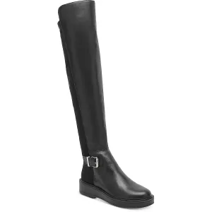Ember Womens Leather Tall Over-The-Knee Boots