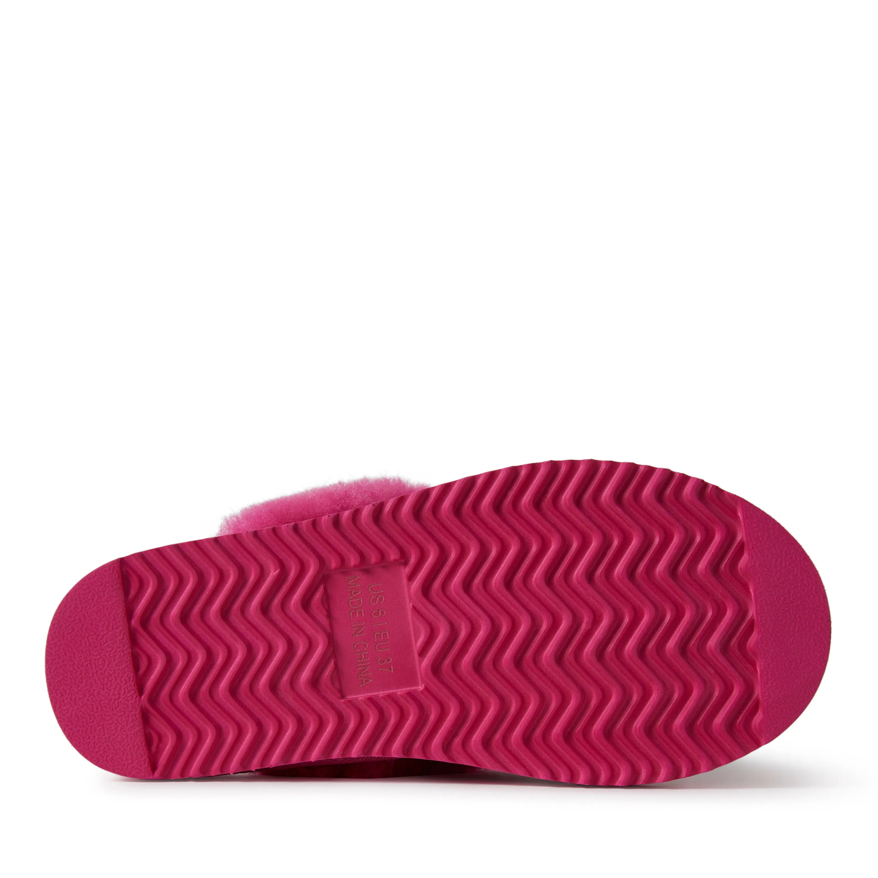 EZ Feet Women’s Genuine Shearling Scuff Slipper