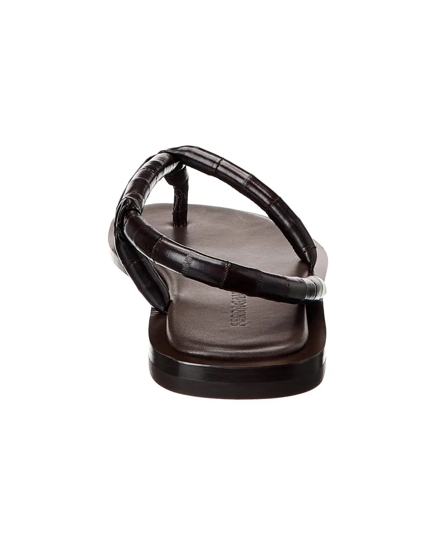Ferragamo Filone Leather Sandal