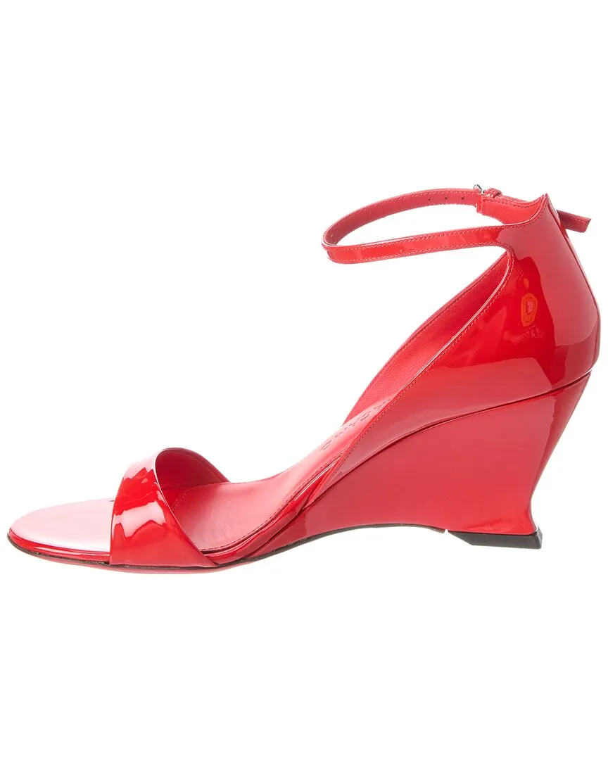Ferragamo Vidette Leather Wedge Sandal
