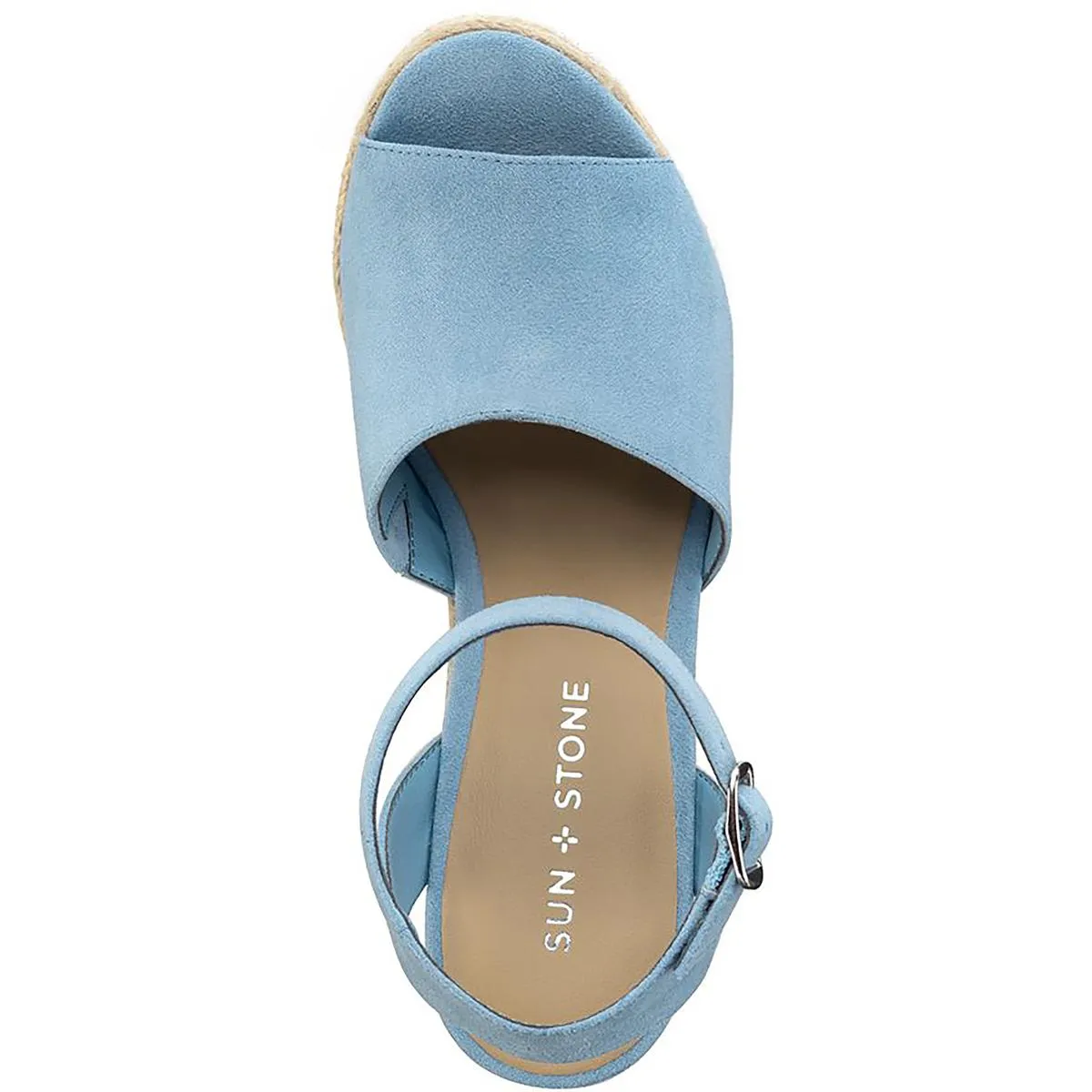 Fey Womens Microsuede Block Heel Platform Sandals