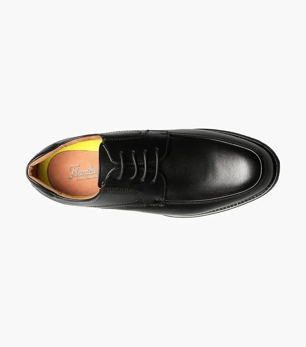 Florsheim Midtown 12136-001 Oxford Men's 8.5 Black Leather Dress Shoes ZPO1944