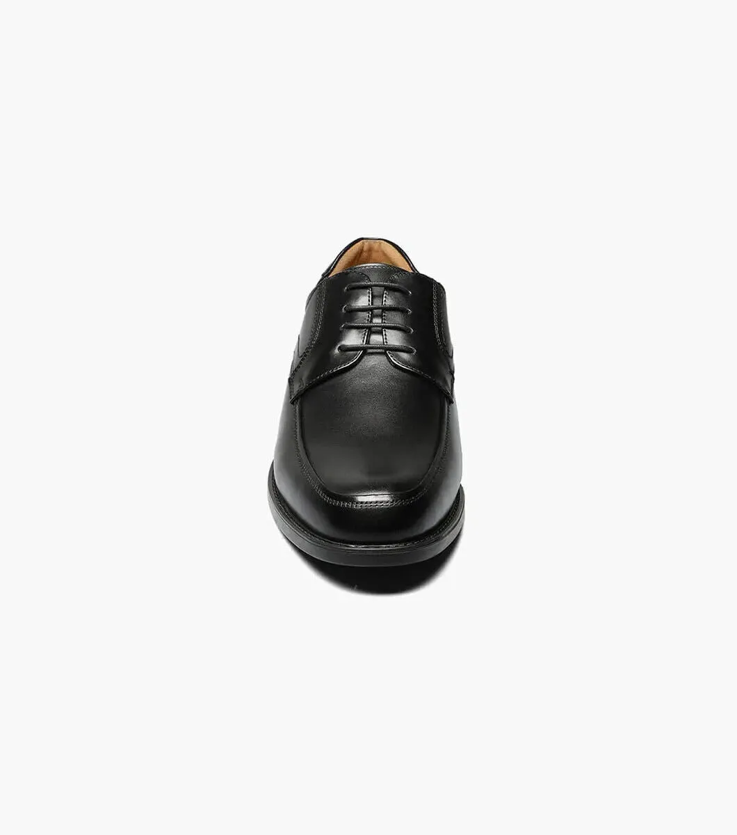 Florsheim Midtown 12136-001 Oxford Men's 8.5 Black Leather Dress Shoes ZPO1944
