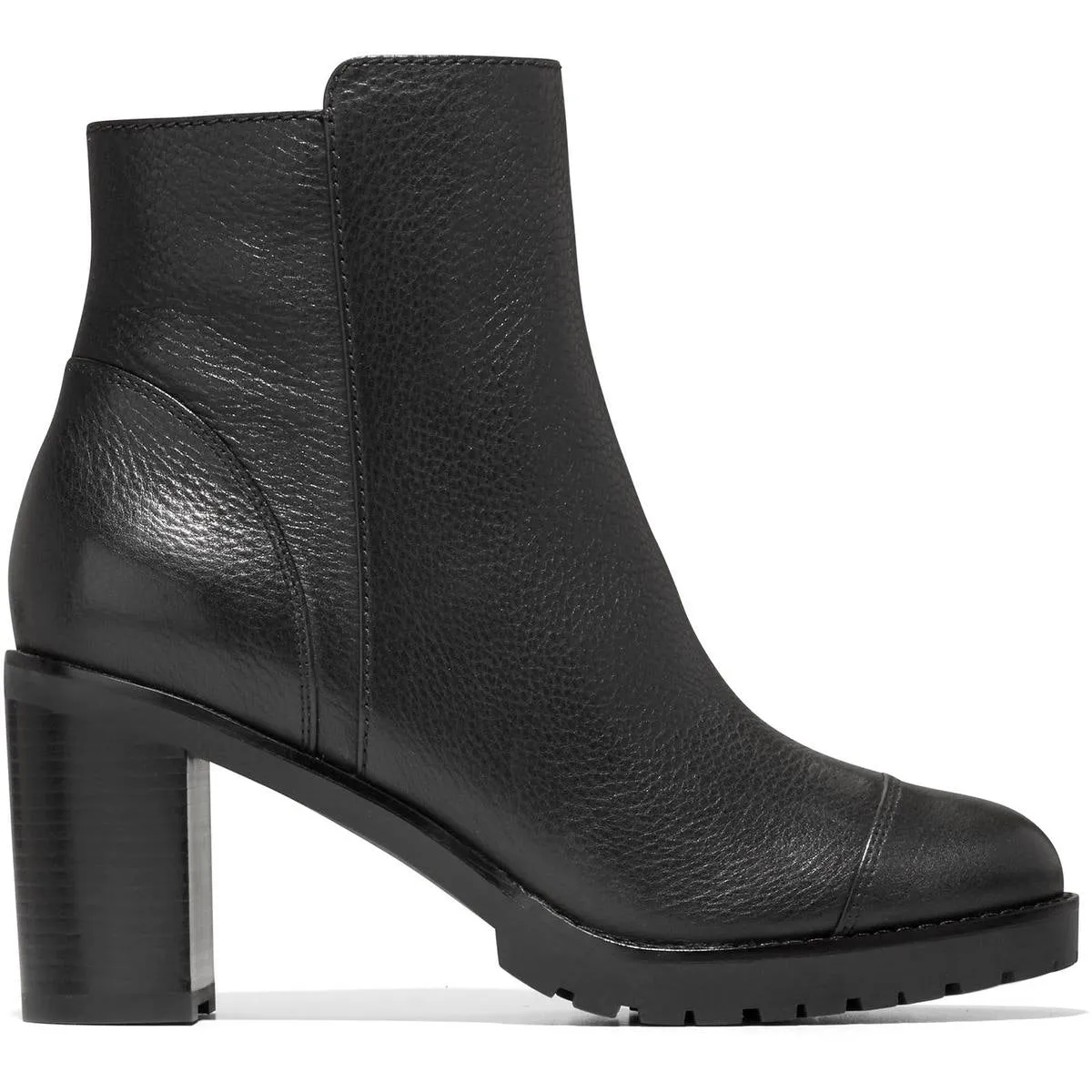 Foster Womens Leather Ankle Booties