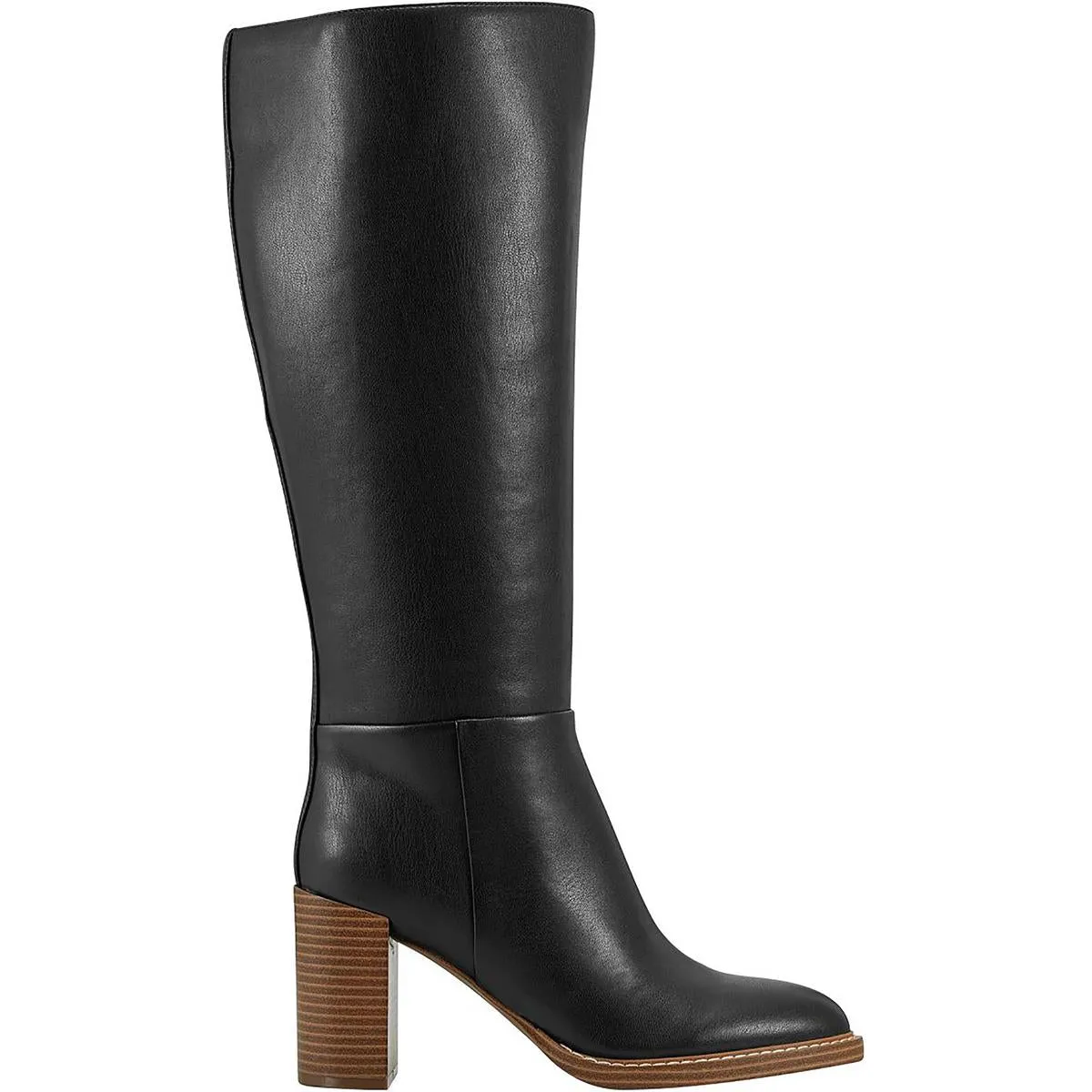 Gabey 3 Womens Faux Leather Wide Calf Knee-High Boots