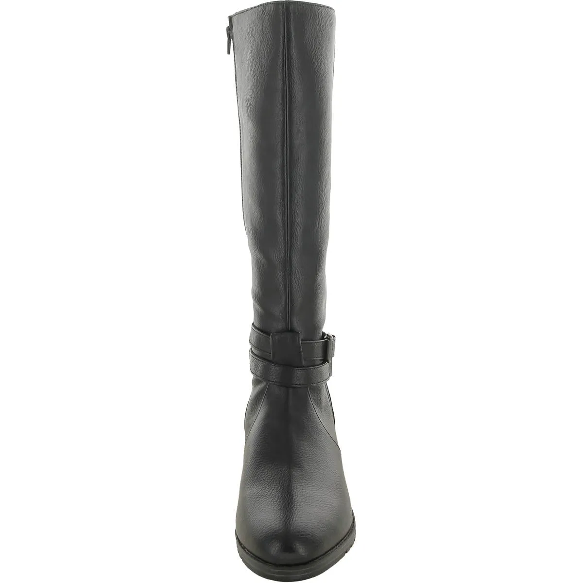 Garrison  Womens Faux Leather Pull On Knee-High Boots