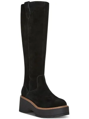 Gina Womens Suede Tall Knee-High Boots