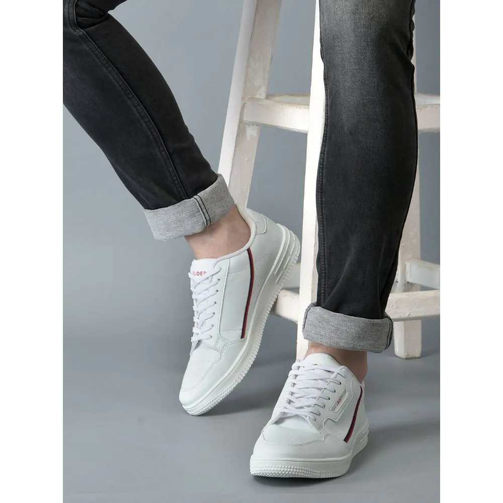 Gliders Casual White Lacing Sneakers For Men SNK-701 By Liberty