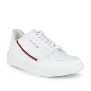 Gliders Casual White Lacing Sneakers For Men SNK-701 By Liberty