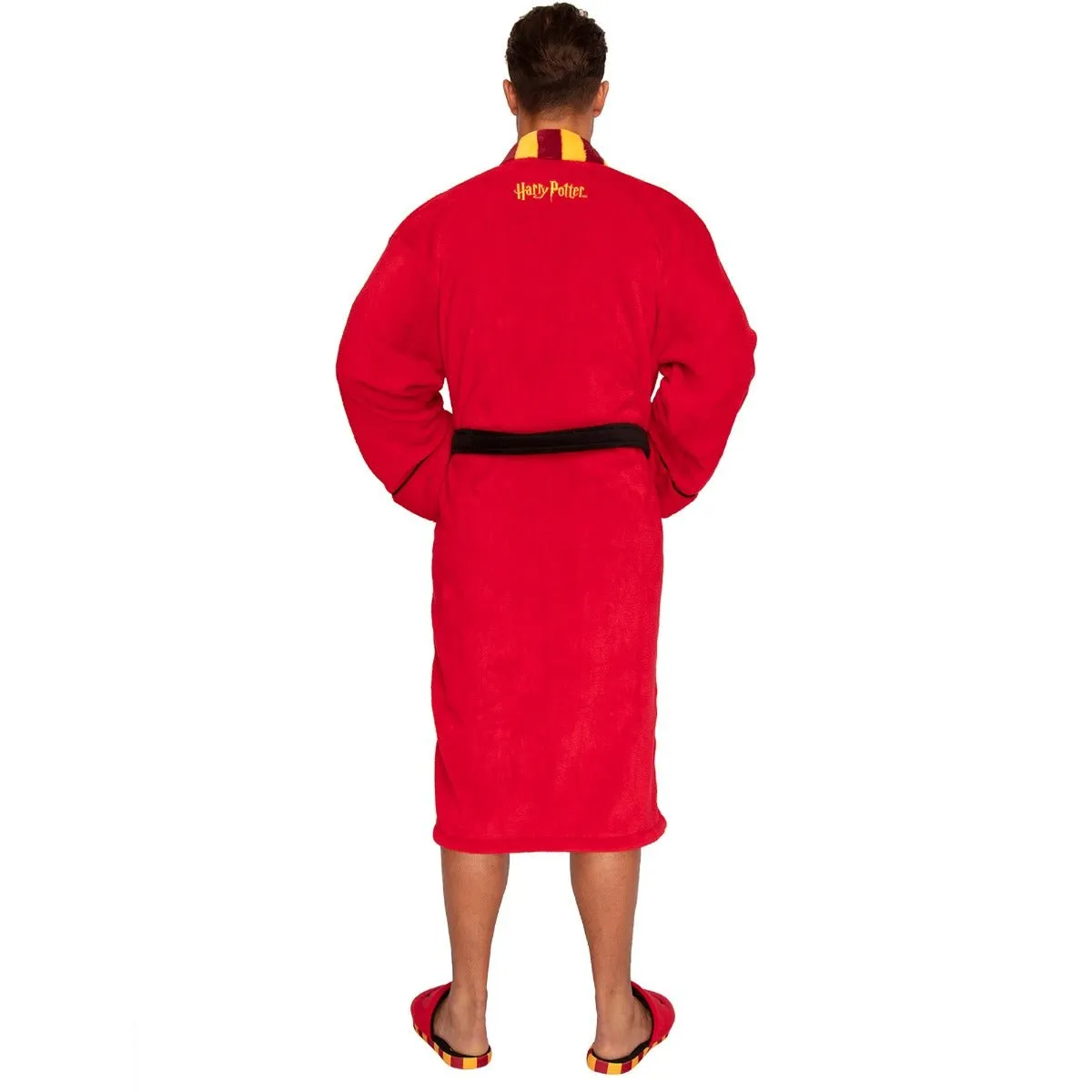 Harry Potter Classic Symbols Bathrobe with Matching Slippers