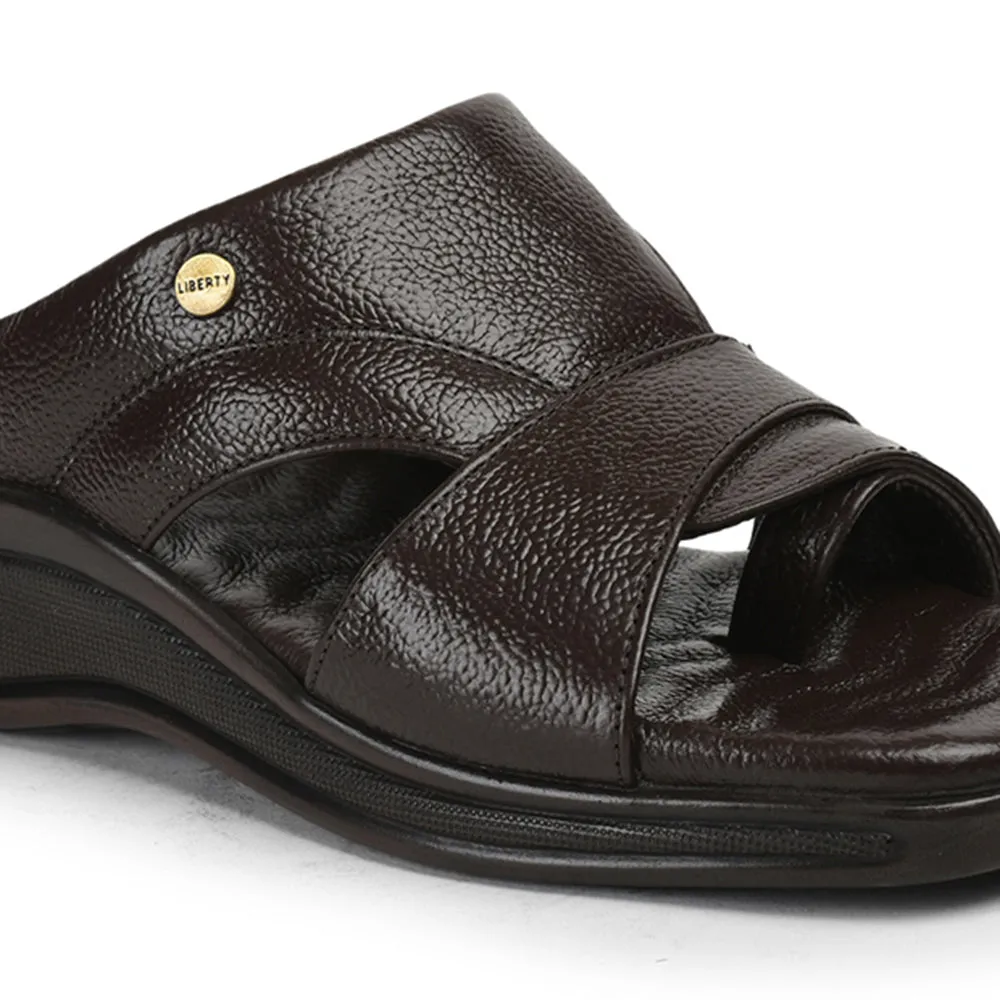 Healers By Liberty Men 2050-802 Brown Casual Slippers