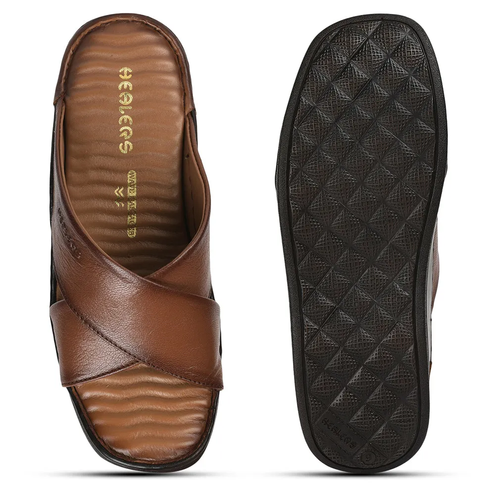 Healers By Liberty Men 2191-700 Tan Casual Slippers