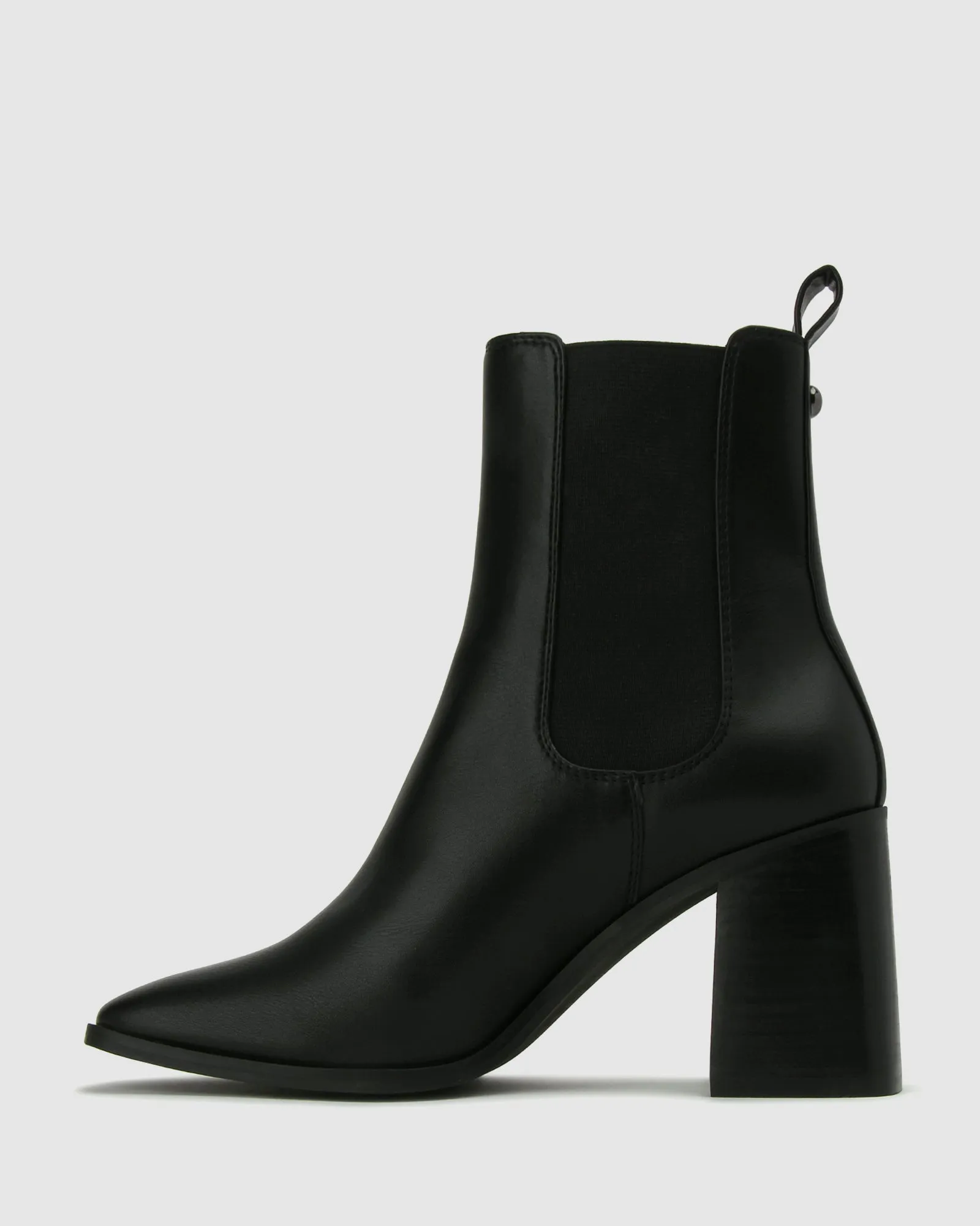 LENI Block Heel Ankle Boots