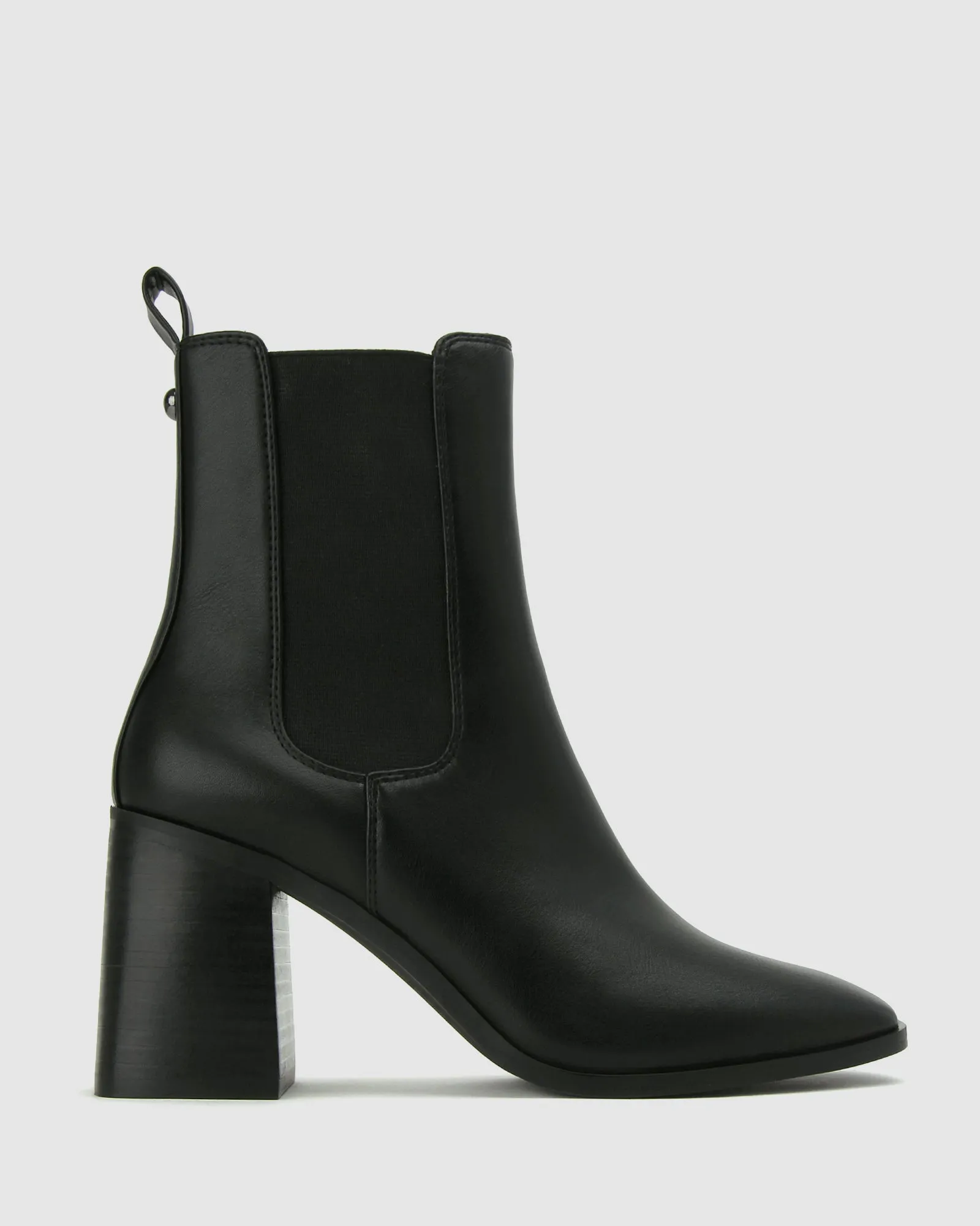 LENI Block Heel Ankle Boots