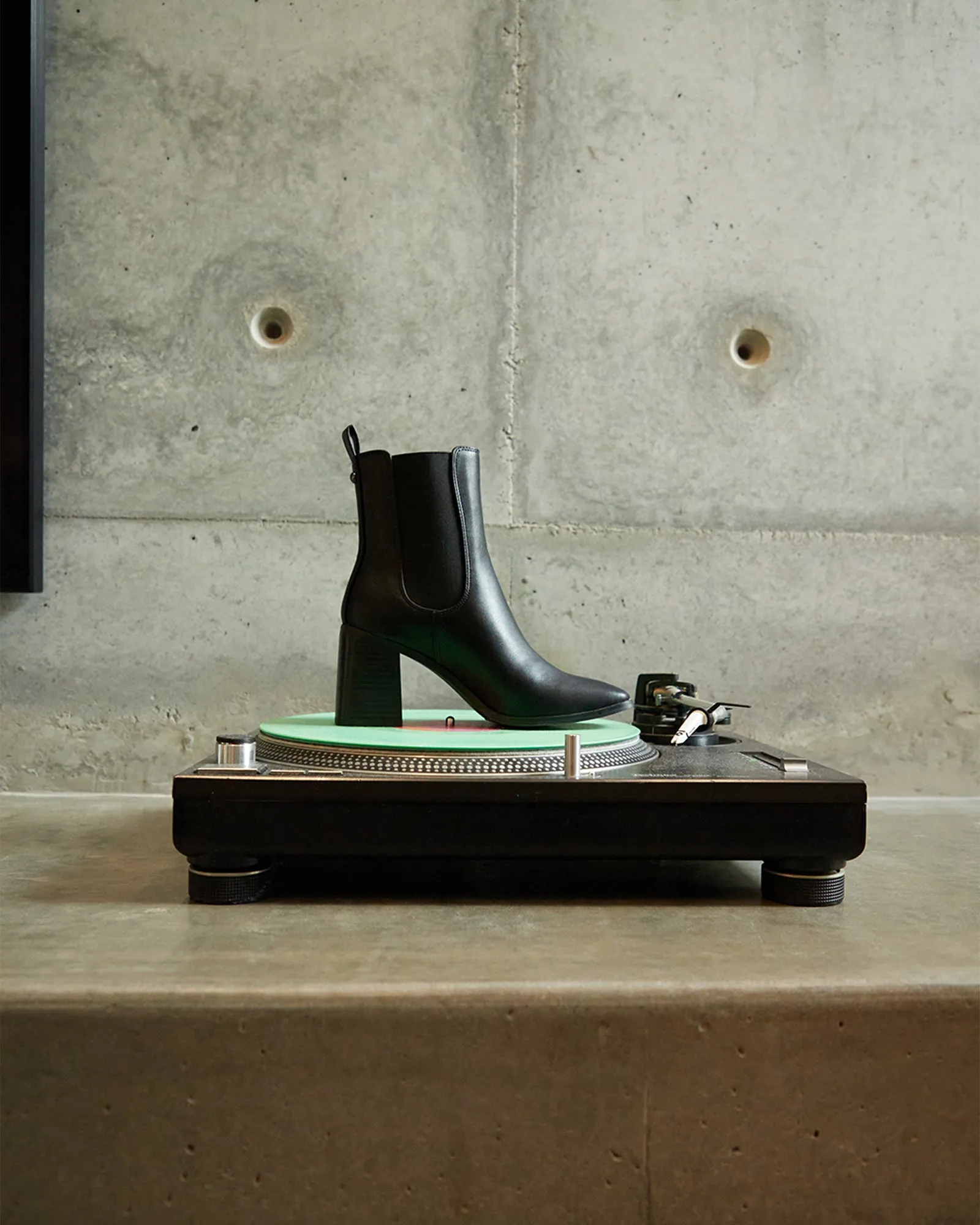 LENI Block Heel Ankle Boots