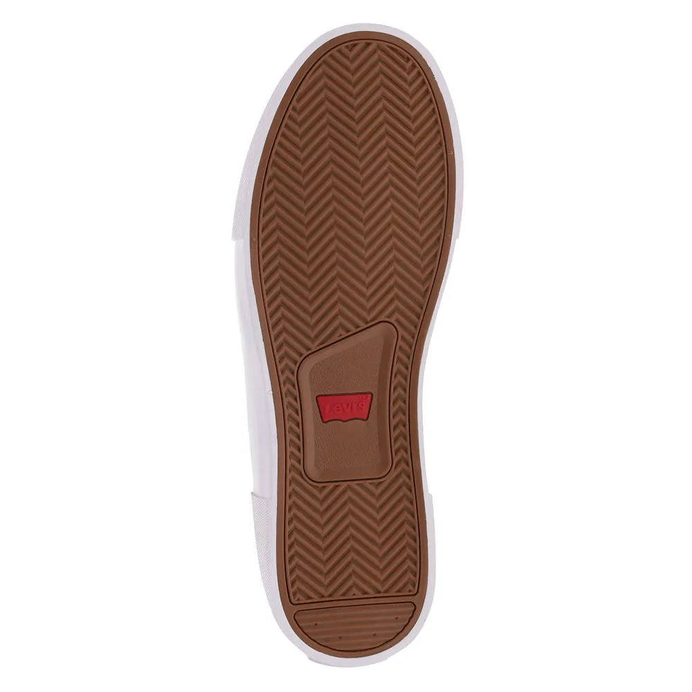 Levi's Mens Munro Mid Vegan Leather Casual Lace Up Sneaker Shoe