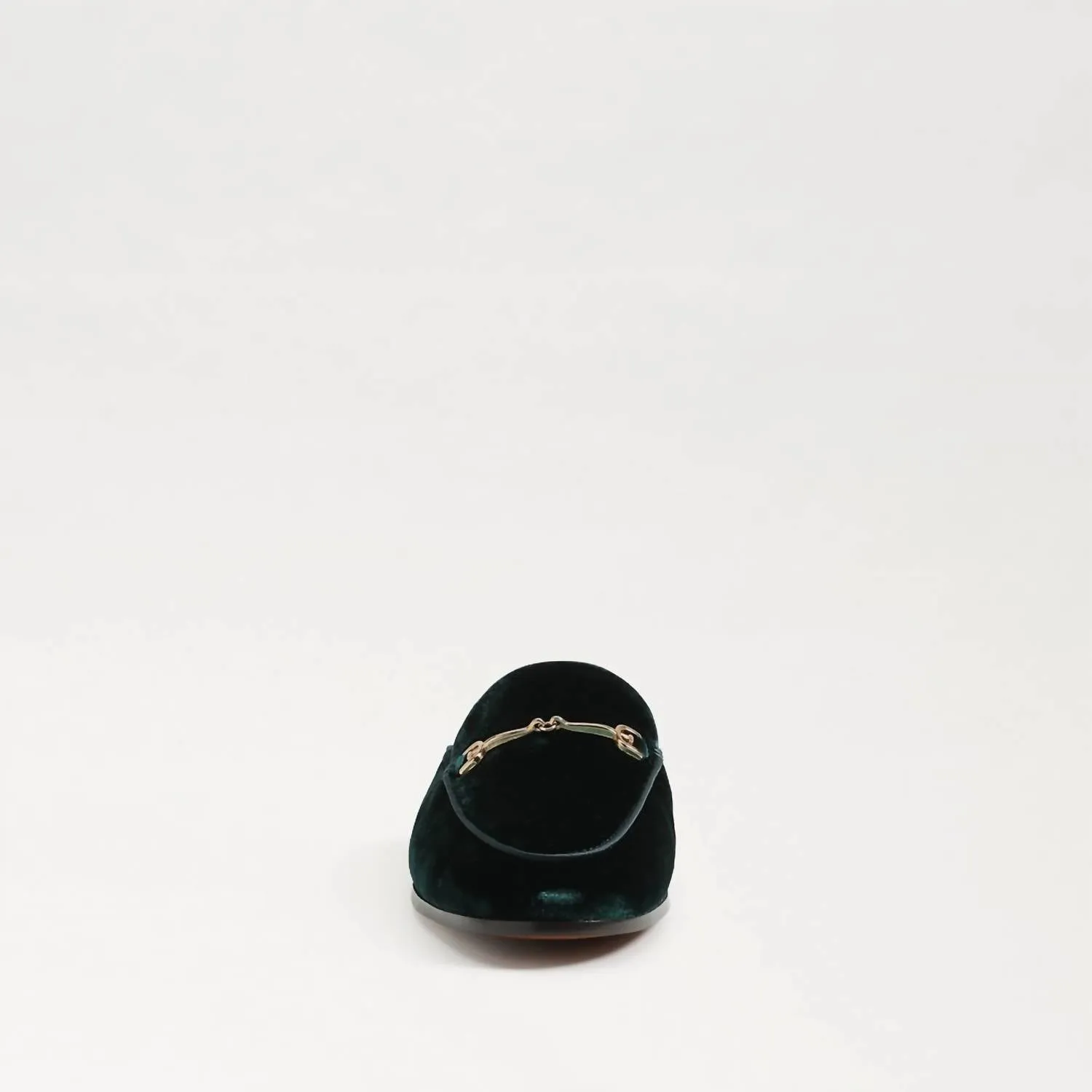 Linnie Bit Mule In Emerald Jade Velvet