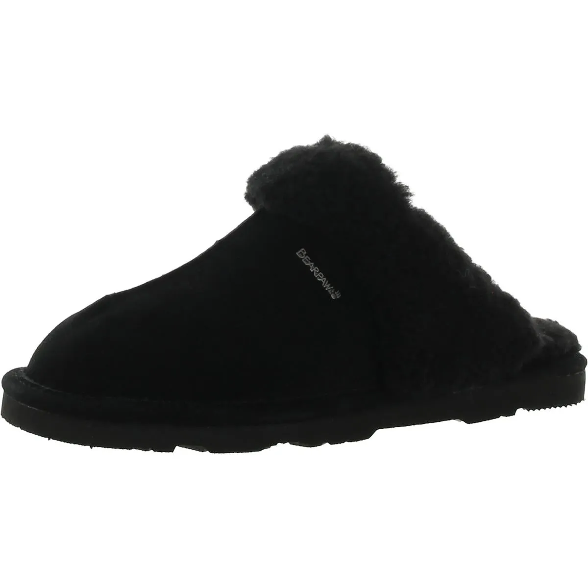 LOKETTA Womens Suede Slip On Slide Slippers