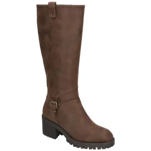 Lorielle Womens Zipper Round toe Mid-Calf Boots