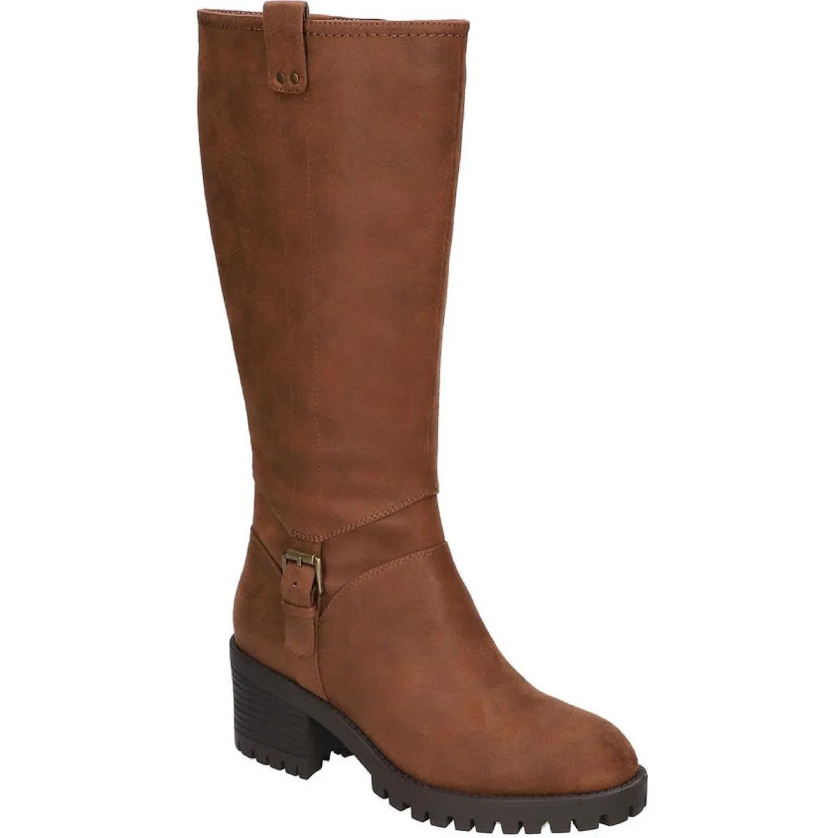 Lorielle Womens Zipper Round toe Mid-Calf Boots