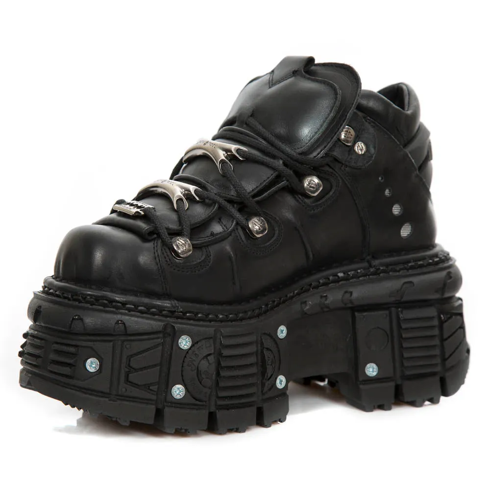 M-TANK106-C2 Leather Goth Platform