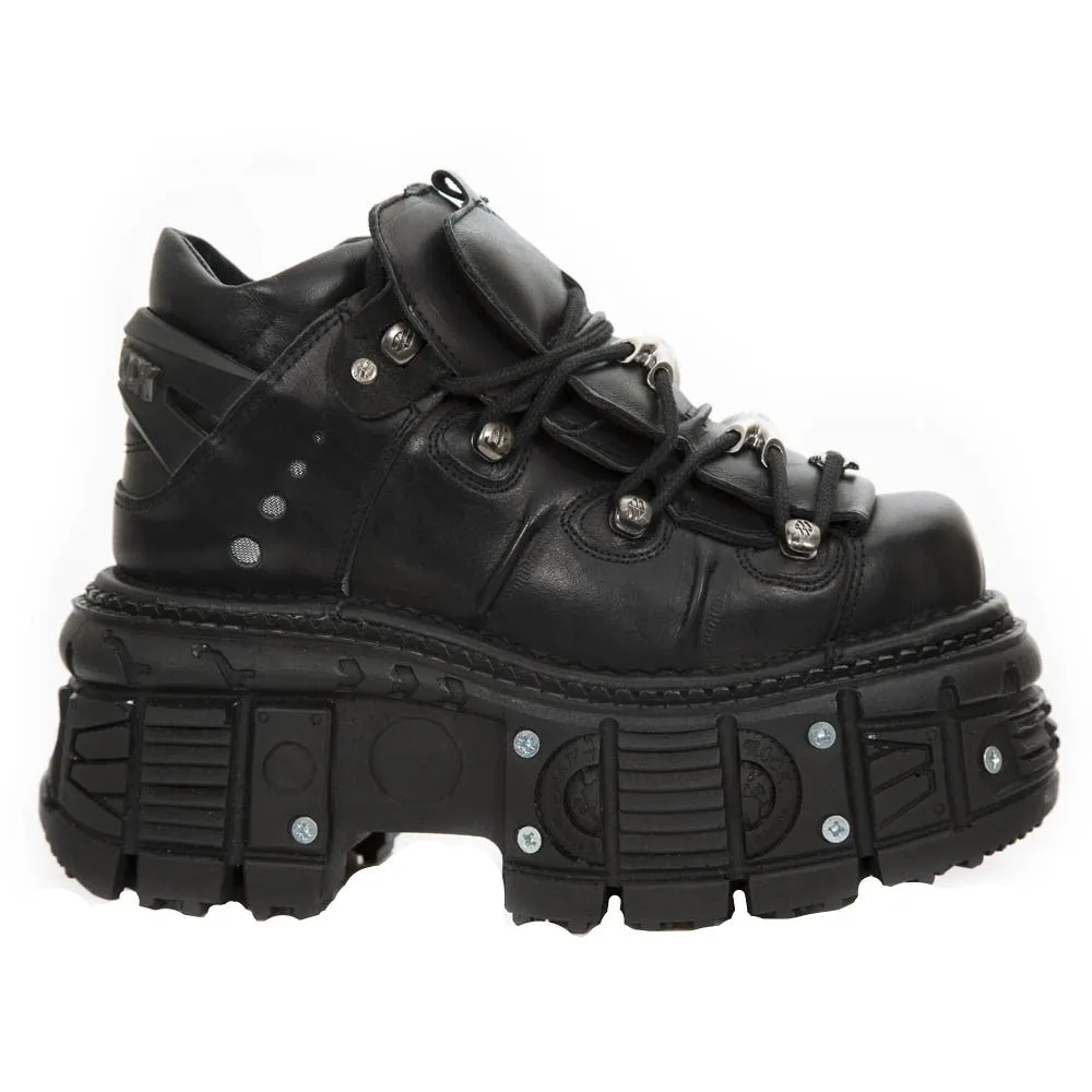 M-TANK106-C2 Leather Goth Platform