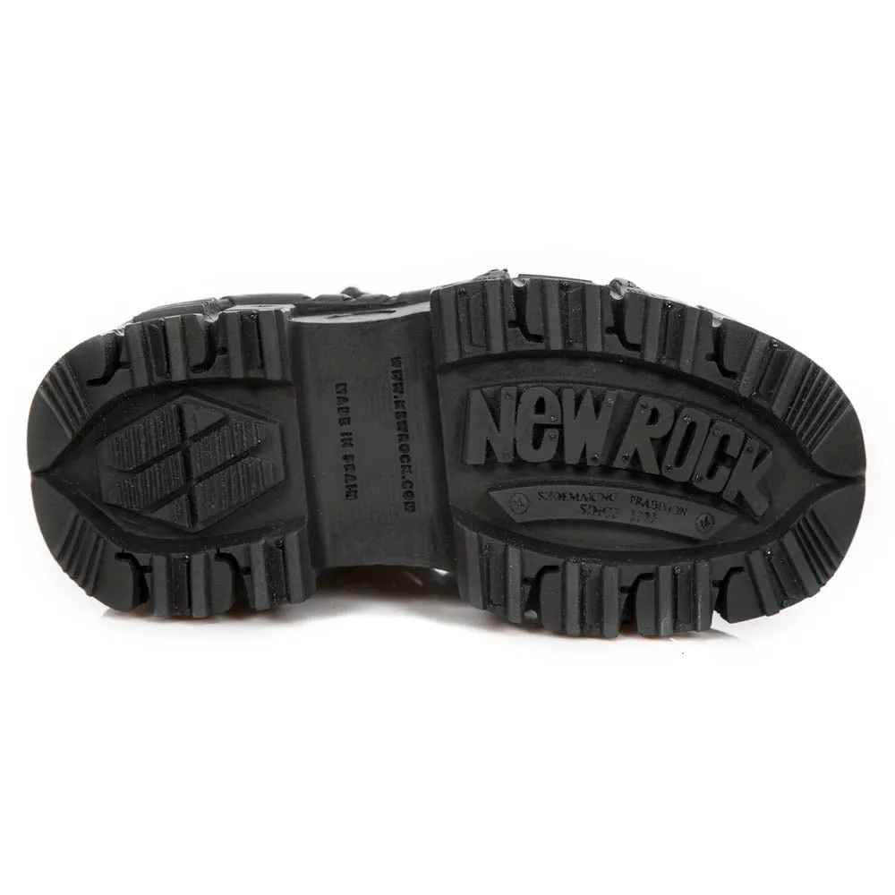 M-TANK106-C2 Leather Goth Platform