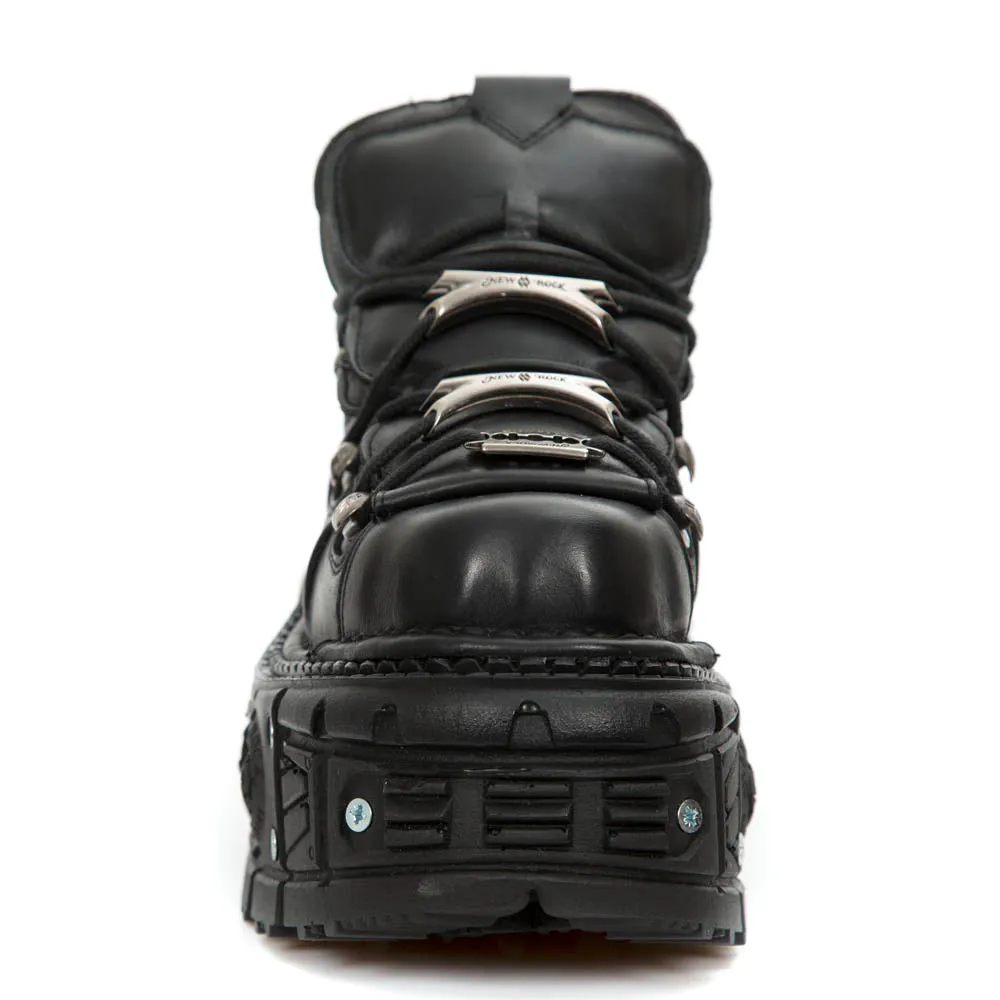 M-TANK106-C2 Leather Goth Platform