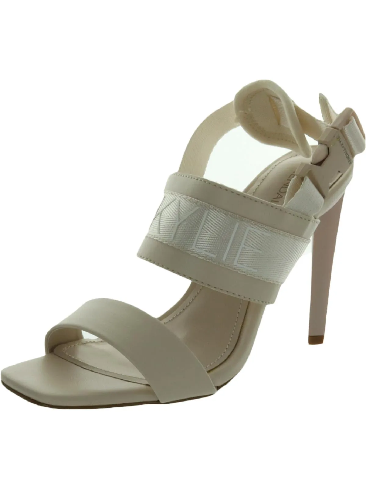 Maddis-Sandal Womens Satin Open Toe Slingback Heels