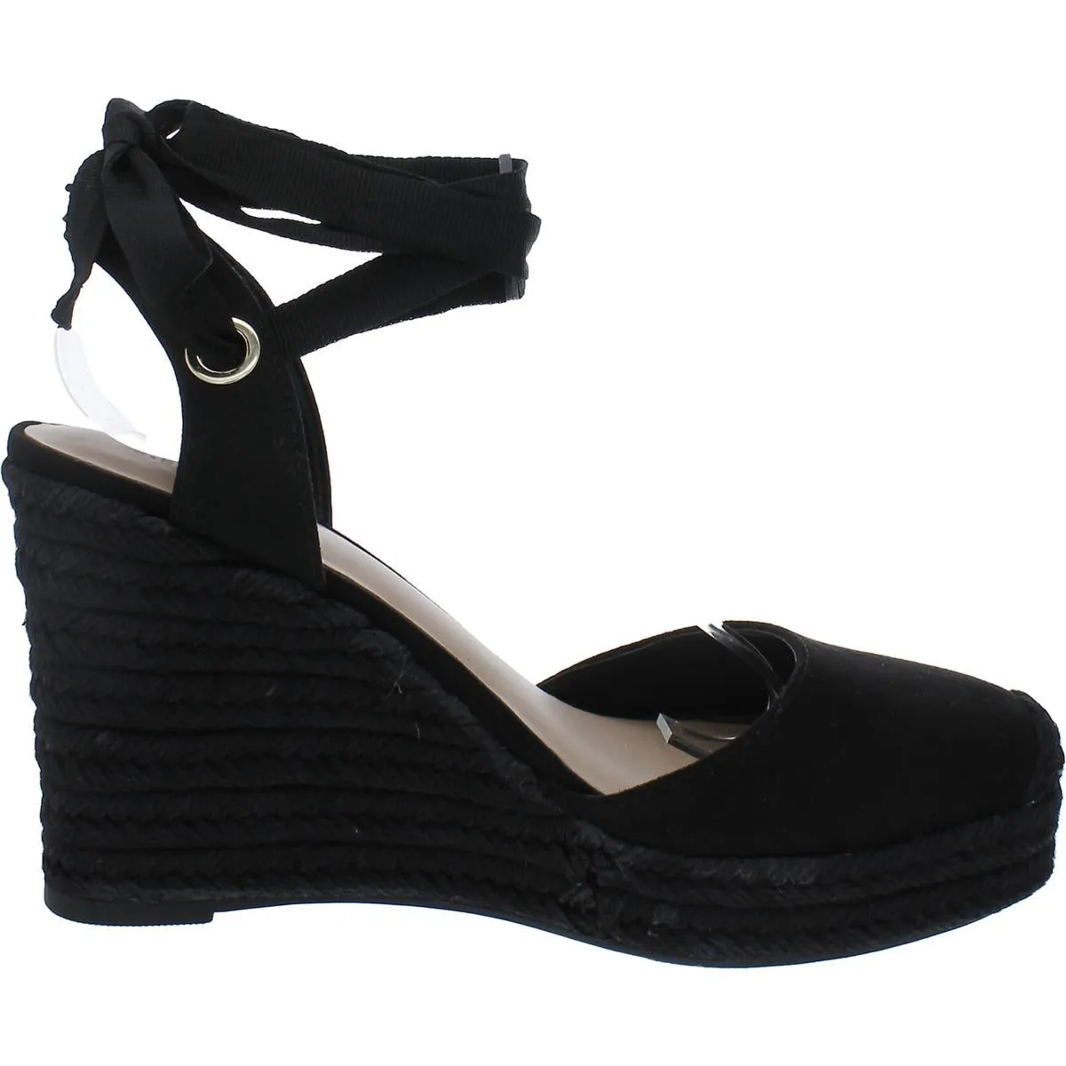 Maisie Womens Faux Suede Closed Toe Wedge Sandals