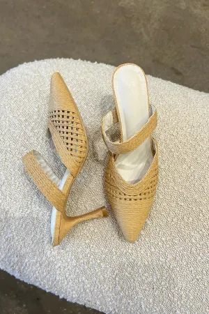 MARISELLE NATURAL RAFFIA SANDAL
