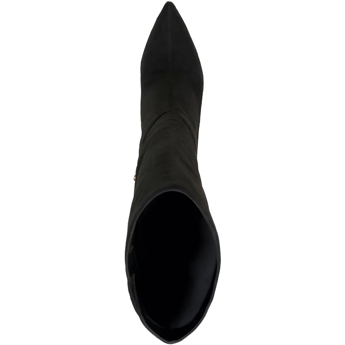 Maynard Womens Faux Suede Pointed Toe Thigh-High Boots