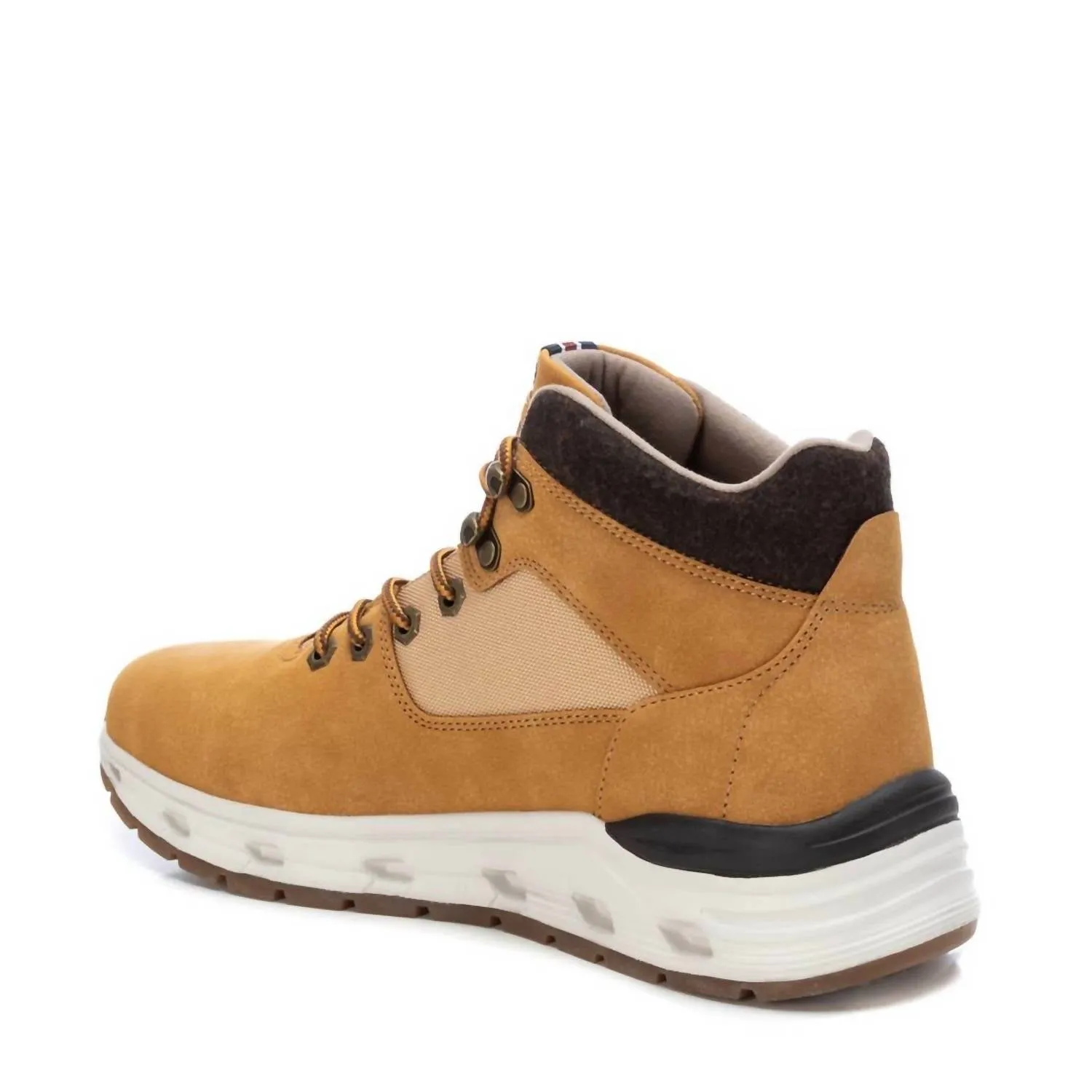 Men's Ankle Boots In Dark Yellow
