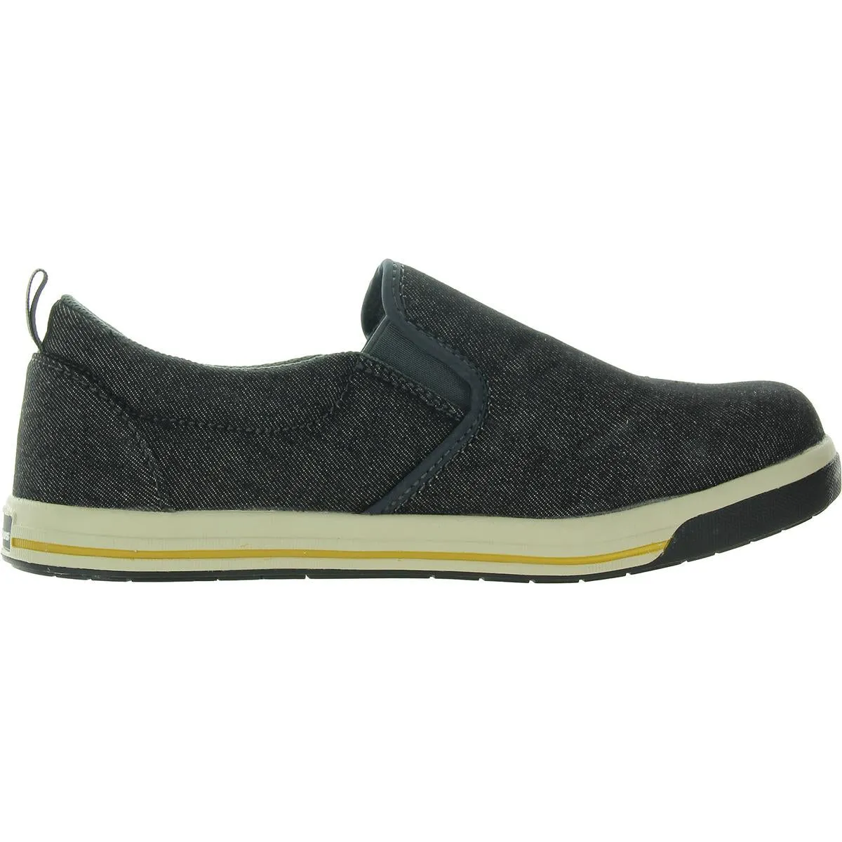 Mens Canvas Slip On Work and Safety Shoes