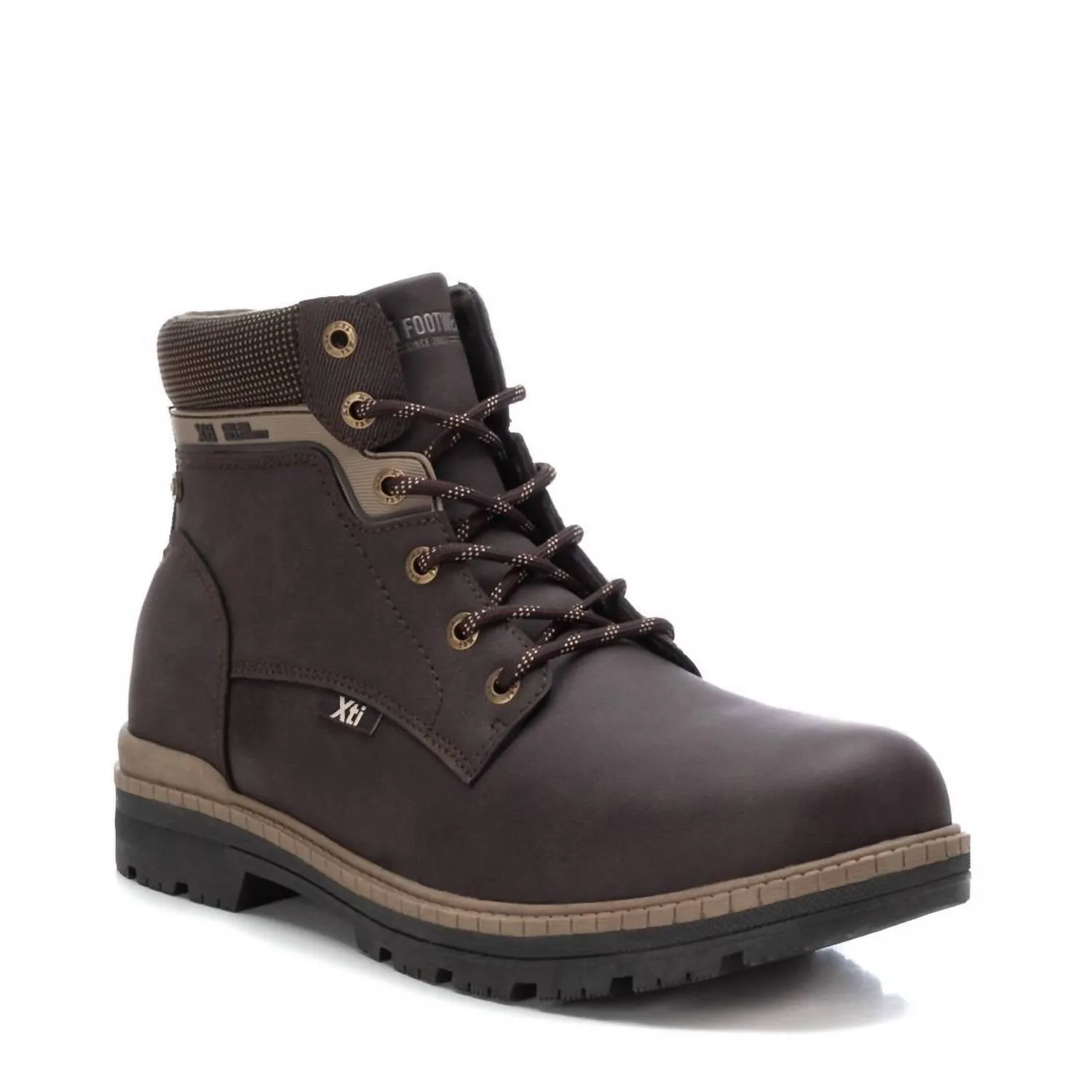 Men's Fashion Ankle Boots In Brown