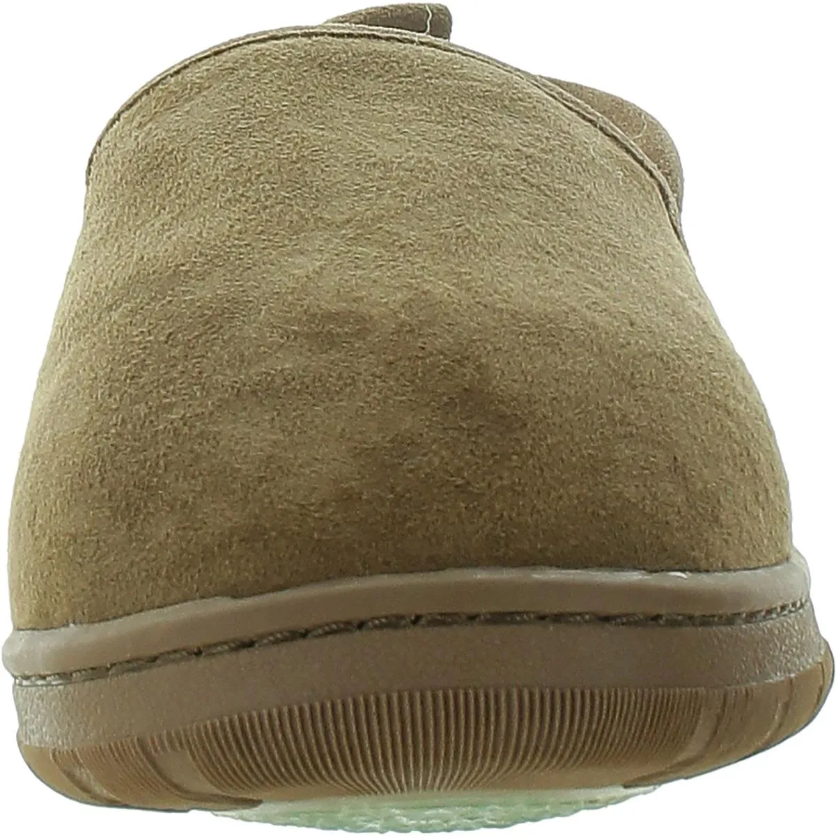 Mens Faux Fur Lined Sheepskin Loafer Slippers