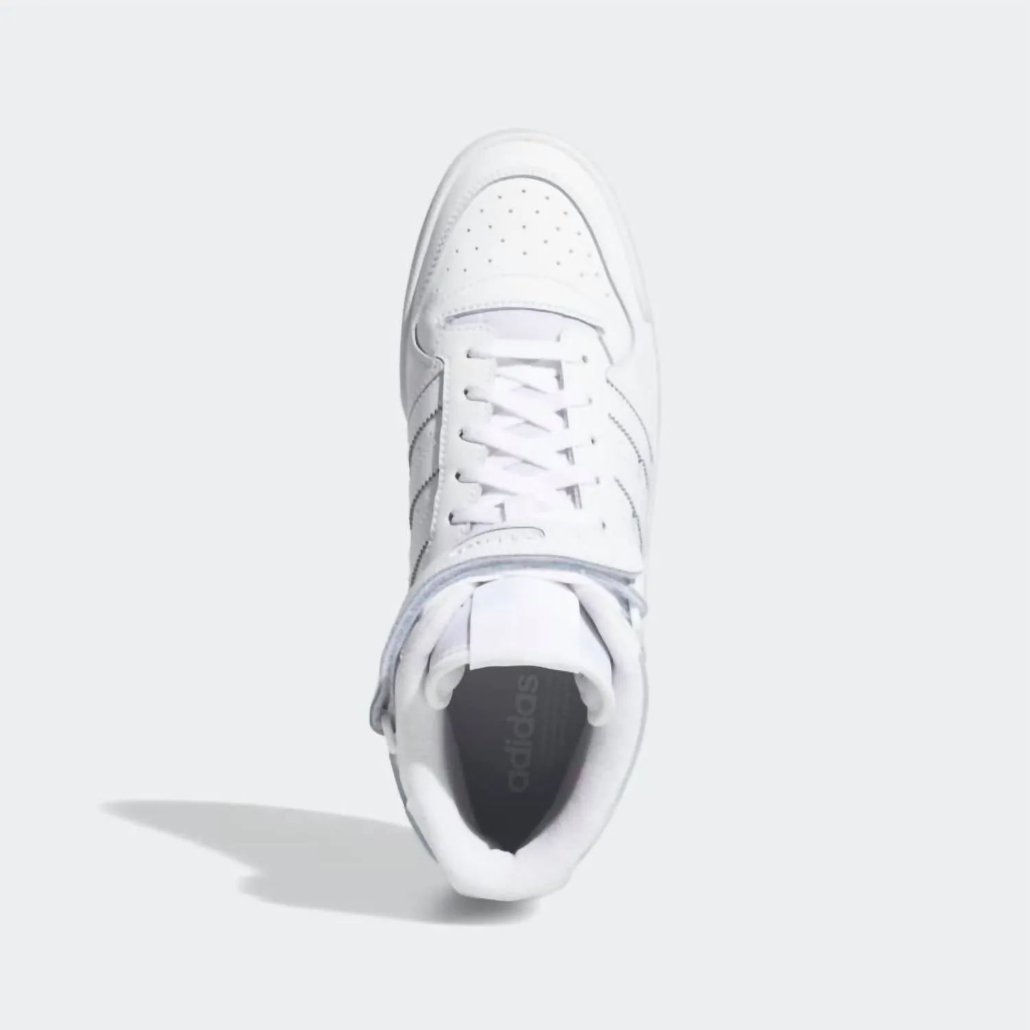 Men's Forum Mid Shoes In Footwear White / Footwear White / Footwear White