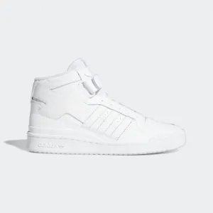 Men's Forum Mid Shoes In Footwear White / Footwear White / Footwear White