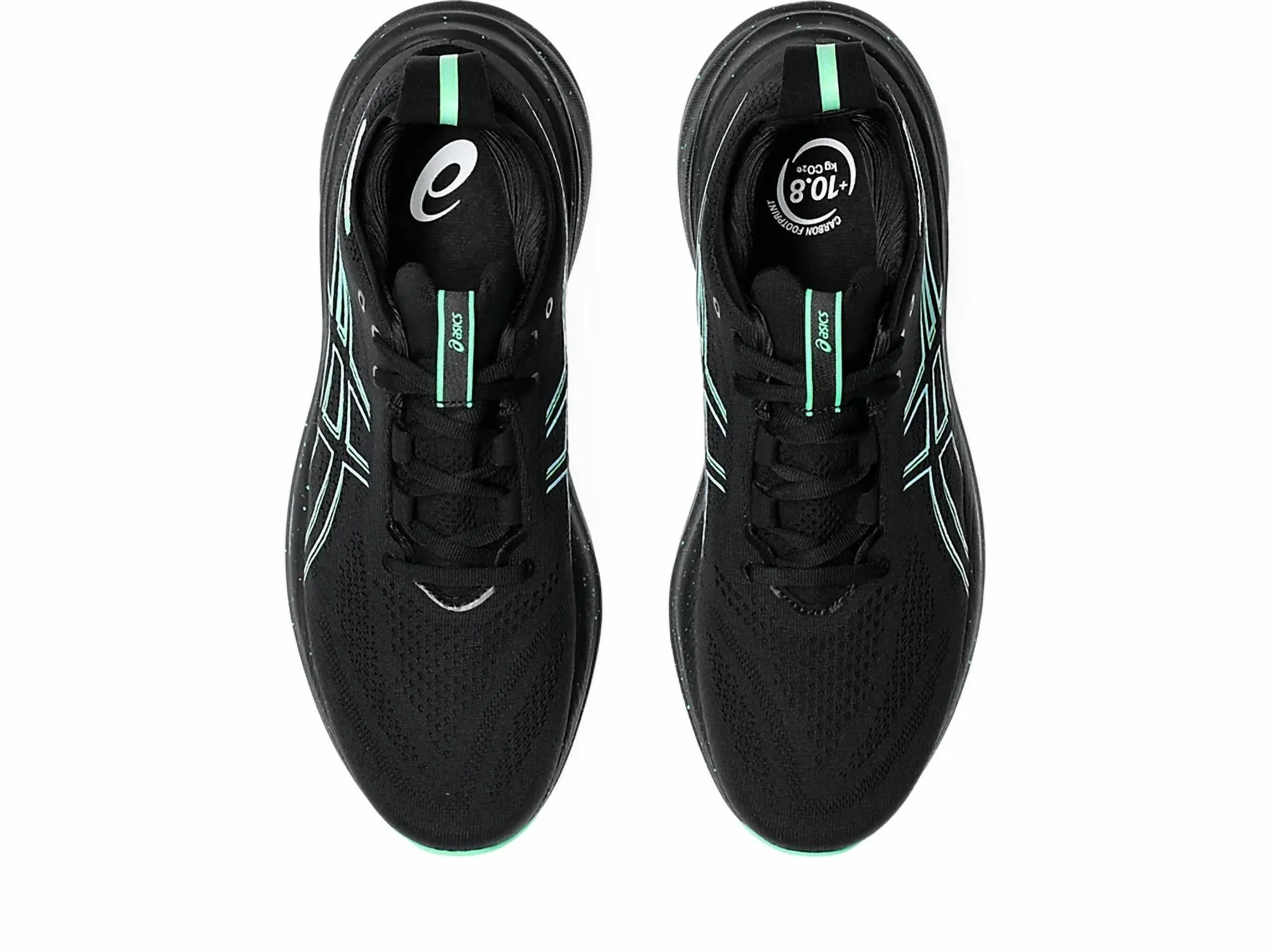 Men's Gel Nimbus 26 Running Shoes In Black/soothing Sea