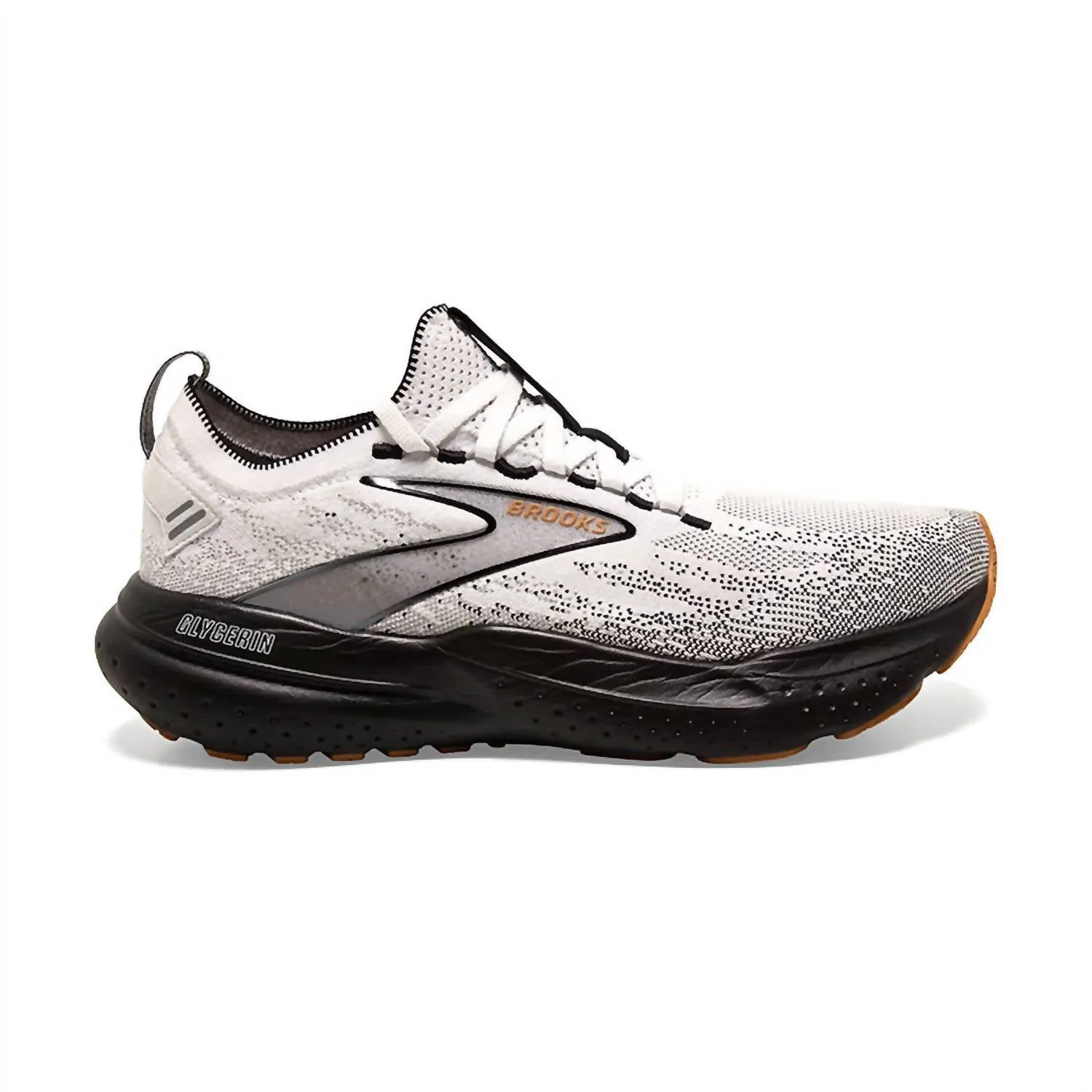 Men's Glycerin Stealthfit Gts 21 Shoes In White/grey/black