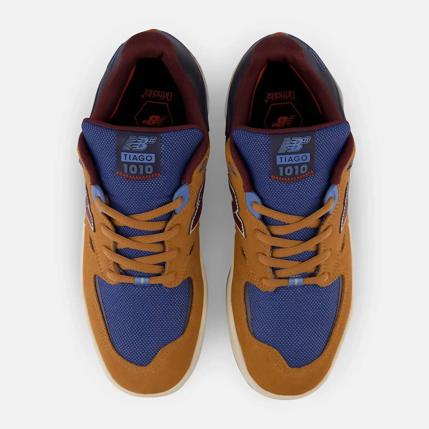 Men's Numeric Tiago 1010 Shoes In Brown Blue