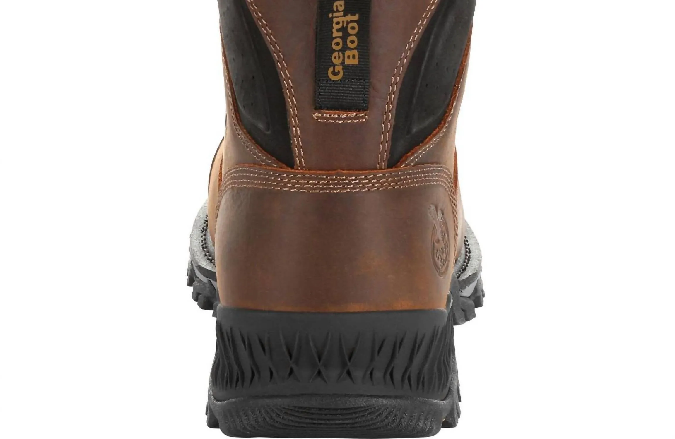 Men's Rumbler 8" Composite Toe Waterproof Work Boot - Wide Width In Brown