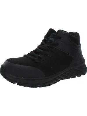 Mens Slip Resistant Manmade Work & Safety Shoes