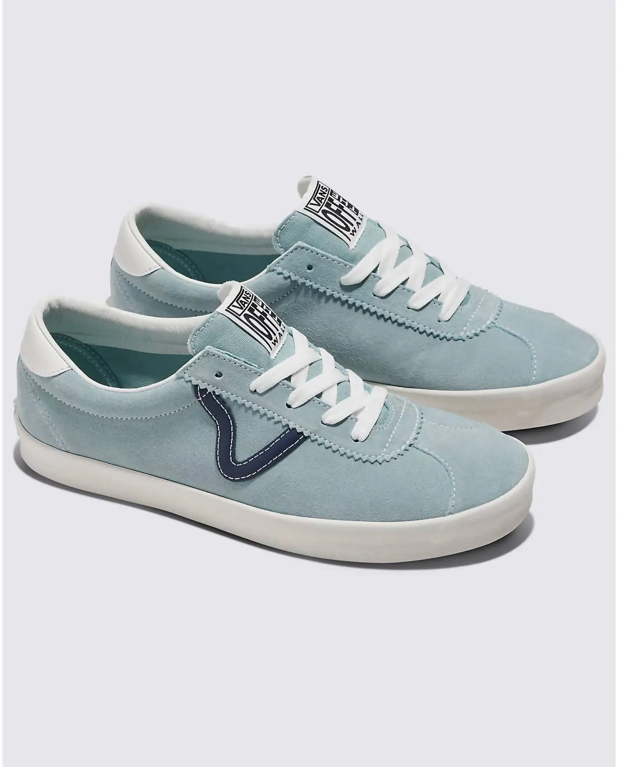 Men's Sport Low Suede Sneaker In Suede Gray Mist