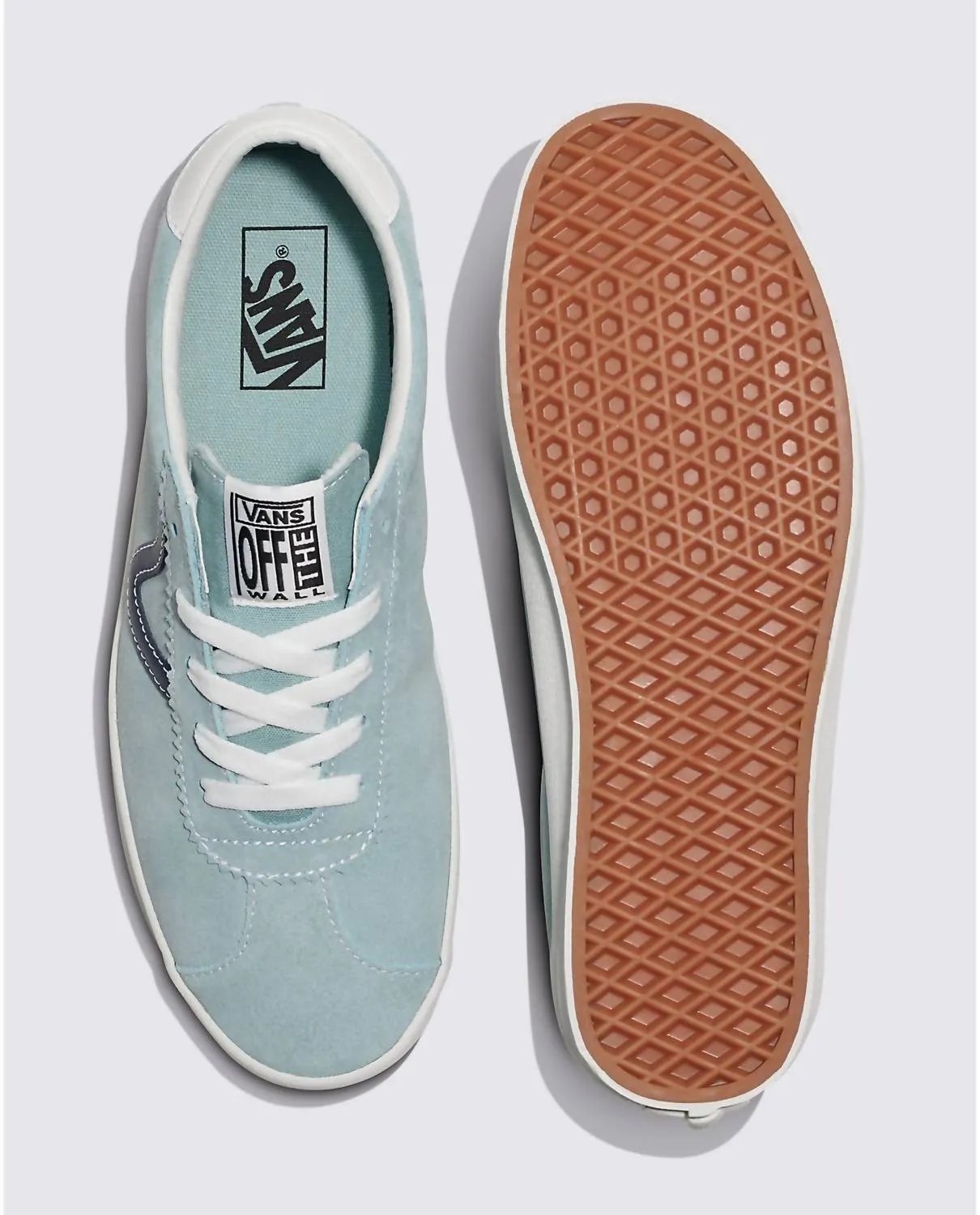 Men's Sport Low Suede Sneaker In Suede Gray Mist