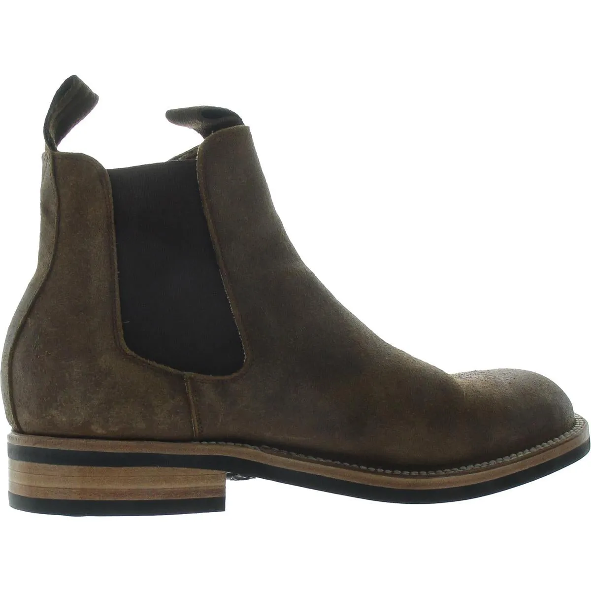 Mens Stretch Suede Chelsea Boots